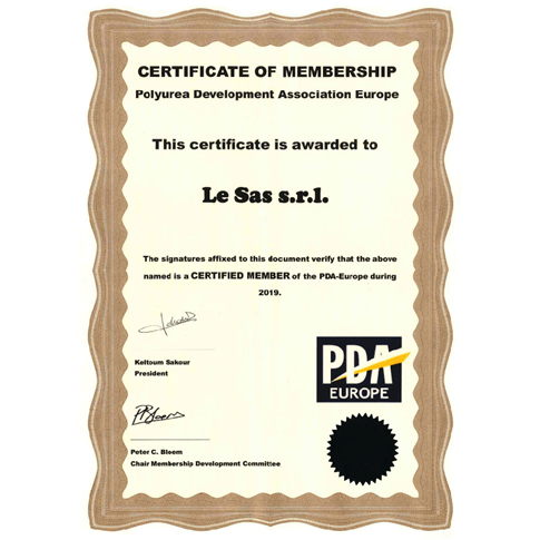 Certificato PDA